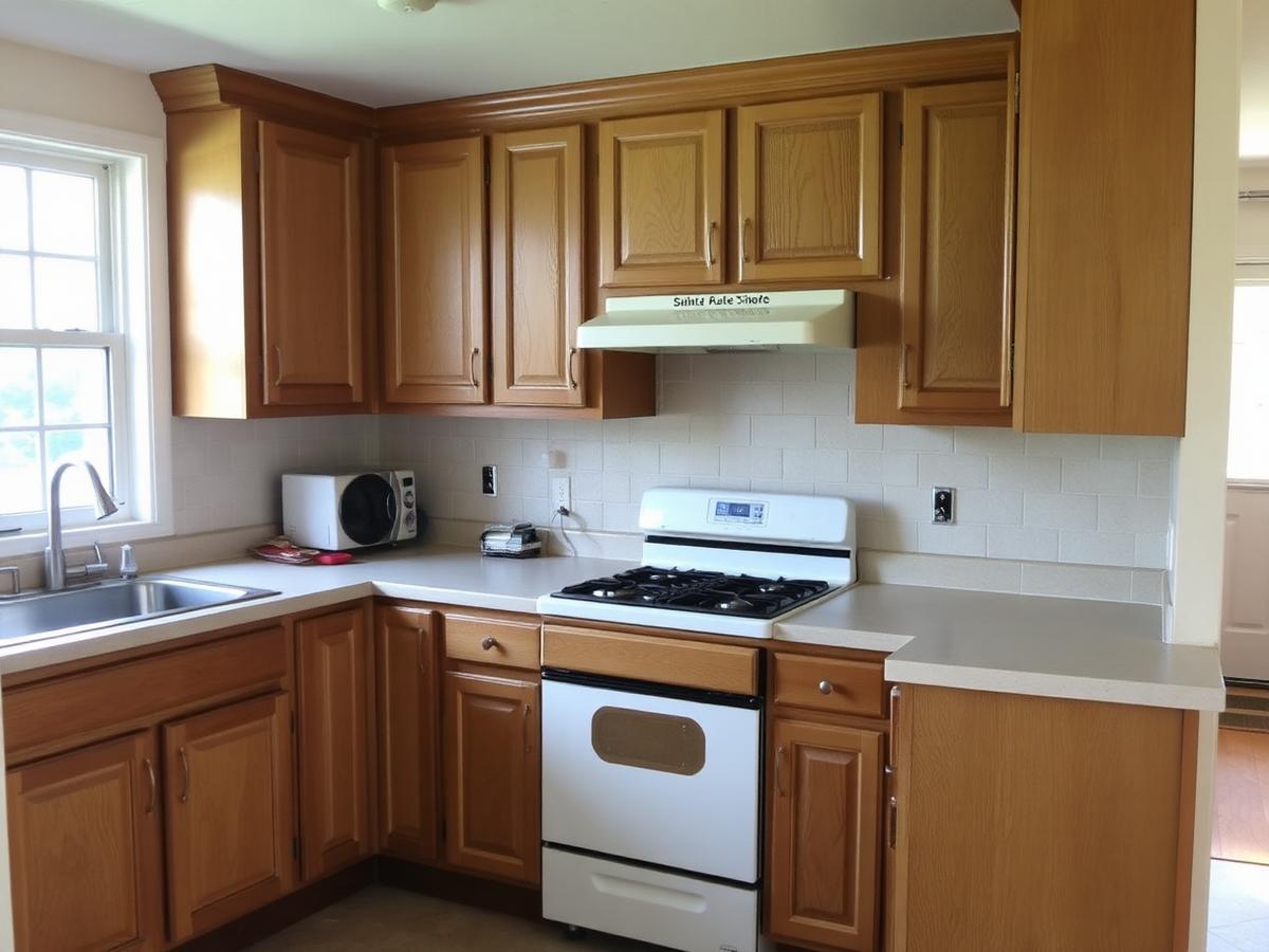 Kitchen before remodel